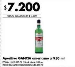 Gancia - Aperitivo americano