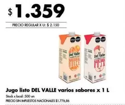 Del Valle - Jugo listo