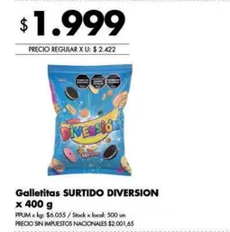X$ - Galletitas Surtido