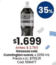 Cunnington - Gaseosa cola