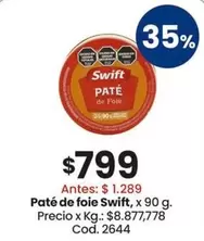 Swift - Paté de foie