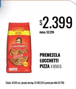 Mas - PREMEZCLA PIZZA