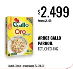 Gallo Oro - ARROZ PARBOIL