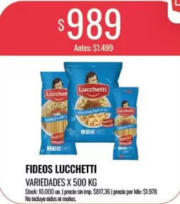 Lucchetti - Fideos