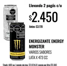 Monster - ENERGIZANTE ENERGY