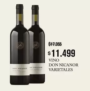 Don Nicanor - VINO VARIETALES