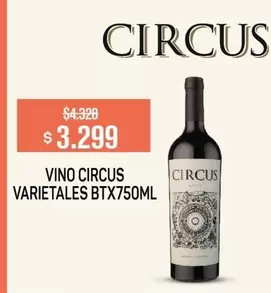 Circus - VINO CIRCUS VARIETALES BTX