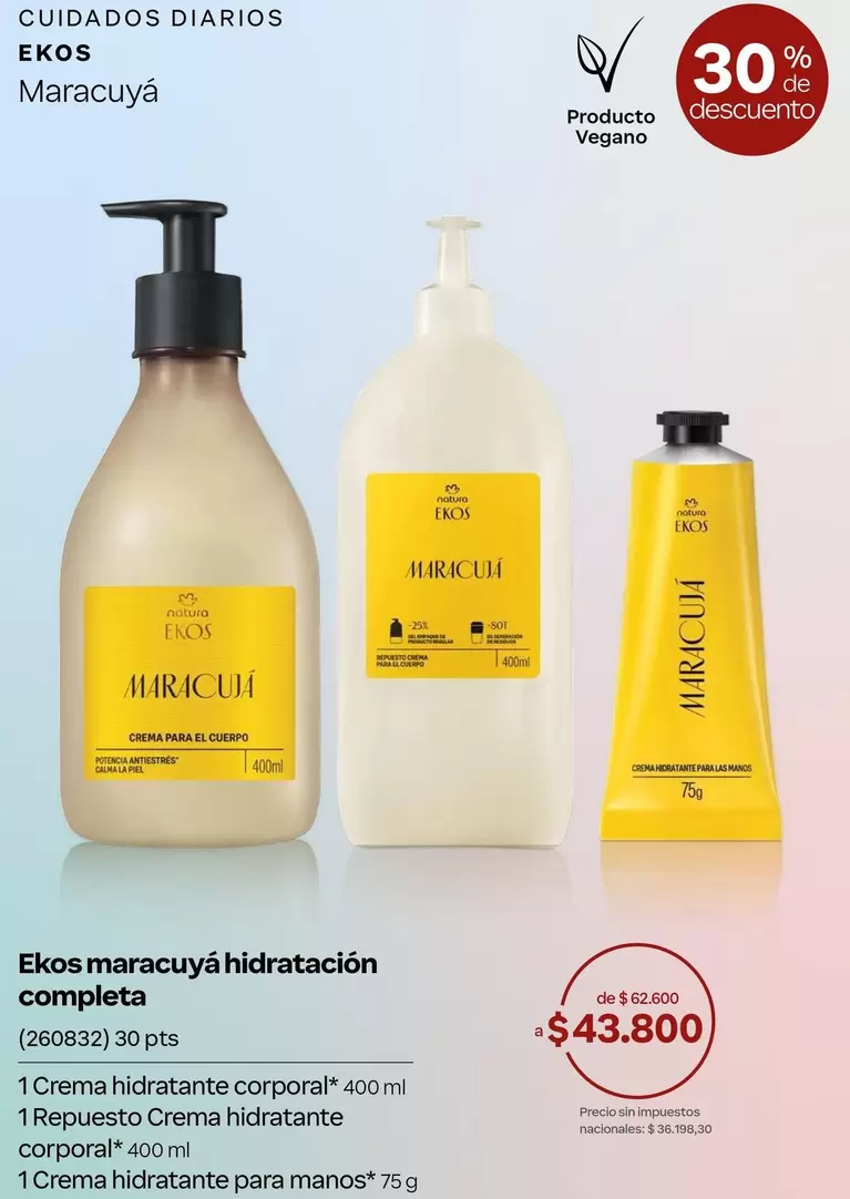 Natura - maracuyá hidratación completa (260832)