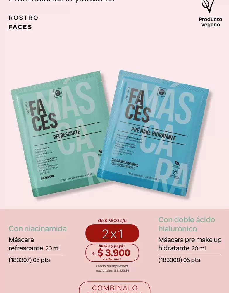 Natura - Máscara refrescante (183307) / Máscara pre make up hidratante (0)
