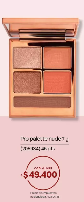 Pro - palette nude 7g (205934)