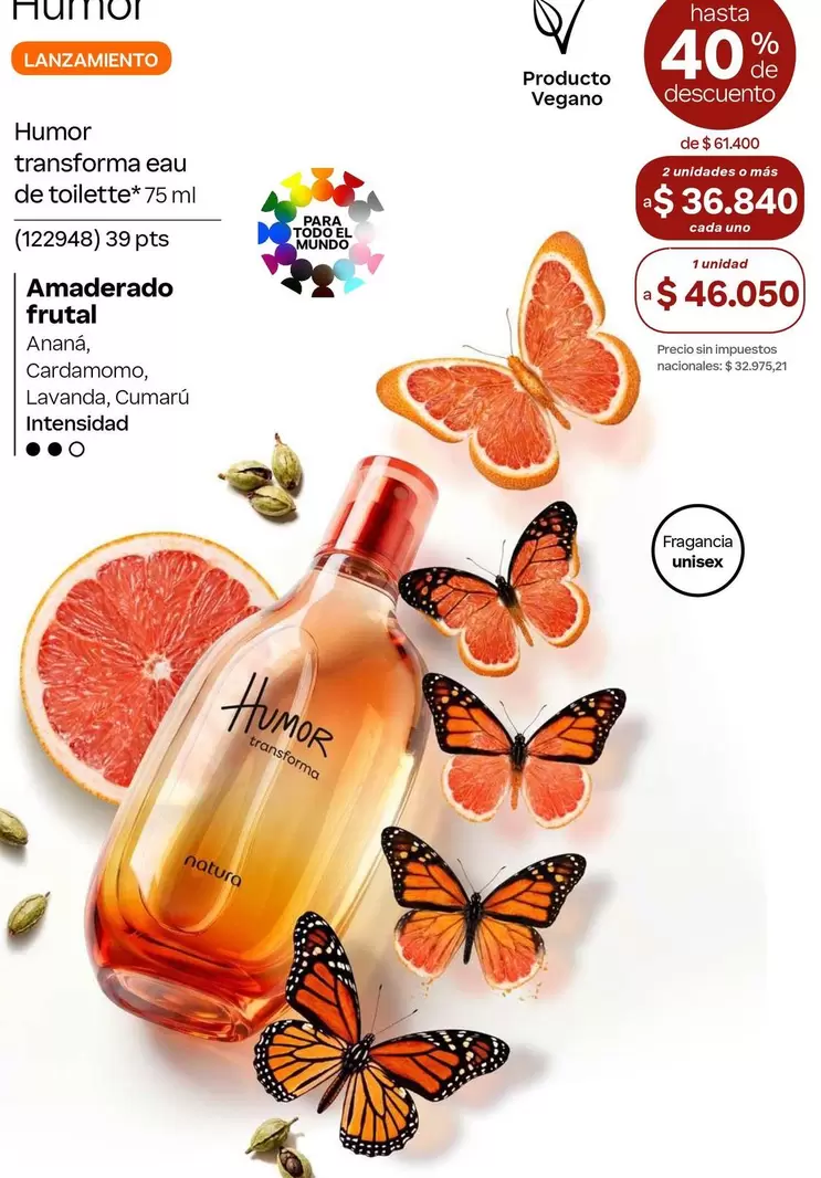 Natura - Humor transforma eau de toilette* 75 ml (122948)