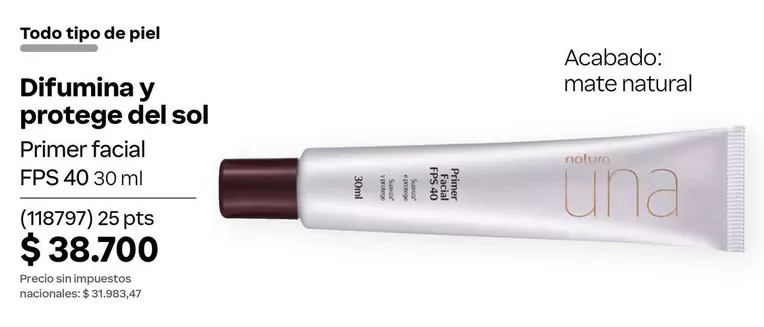Sol - Primer facial FPS 40 30 ml (118797)
