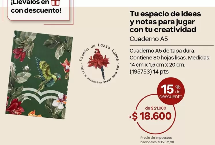 X$ - Cuaderno A5