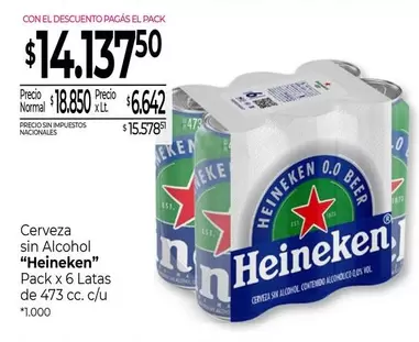 Heineken - Cerveza sin Alcohol