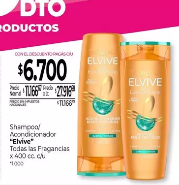 Elvive - Shampoo/Acondicionador ""