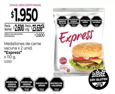 Express - Medallones de carne vacuna
