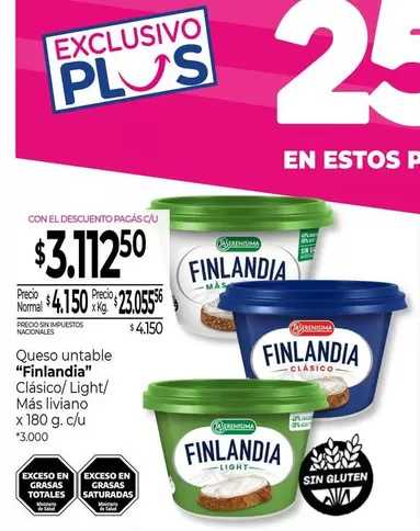 Finlandia - Queso untable