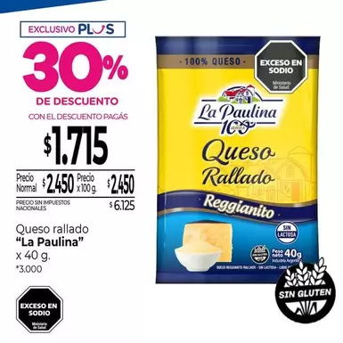 La paulina - Queso rallado