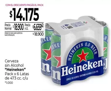 Heineken - Cerveza sin Alcohol