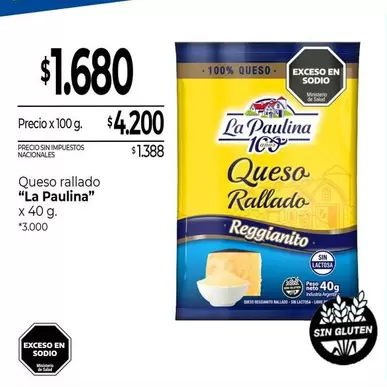 La paulina - Queso rallado