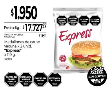 Express - Medallones de carne vacuna