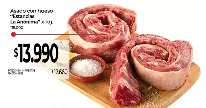X$ - Asado con hueso