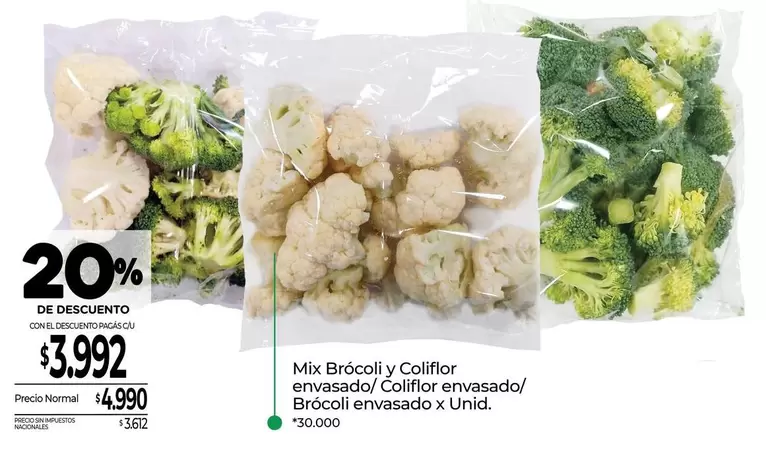 X$ - Mix Brócoli y Coliflor