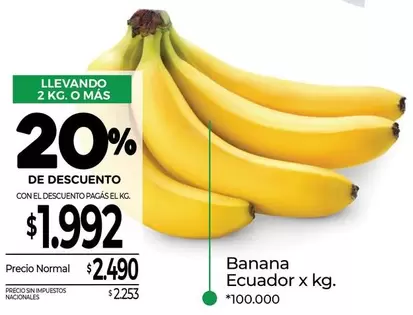 X$ - Banana