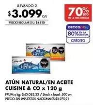 X$ - ATÚN NATURAL/EN ACEITE