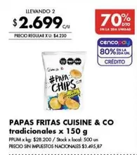 X$ - PAPAS FRITAS TRADICIONALES
