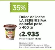 Colonial - Dulce de leche colonial pote