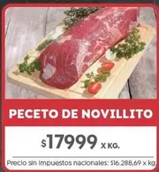 X$ - PECETO DE NOVILLITO