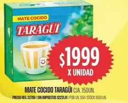 Taraguí - MATE COCIDO