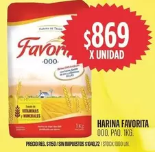 Favorita - HARINA FAVORITA 000
