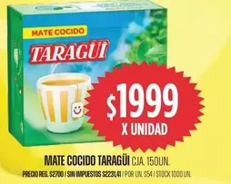 Taraguí - MATE COCIDO