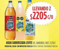 Levité - AGUA SABORIZADA