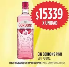 Gordon's - GIN PINK BOT.