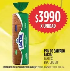 Lactal - Pan de Salvado