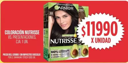 GARNIER - COLORACIÓN NUTRISSE