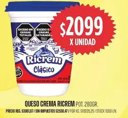 Ricrem - Queso Crema