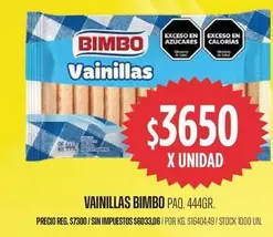 Bimbo - Vainillas