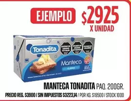 Tonadita - Manteca
