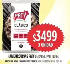 Paty - Hamburguesas de Carne