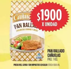 cañuelas - PAN RALLADO
