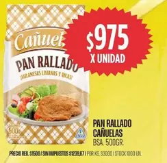 cañuelas - PAN RALLADO