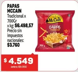 X$ - Papas Tradicional