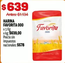 Favorita - HARINA FAVORITA 000