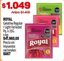 Royal - Gelatina Regular / Light