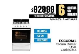 Escorial - Cocina Master Style