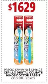 Colgate - CEPILLO DENTAL COLGATE NIÑOS DOCTOR RABBIT COD SKU: 20905
